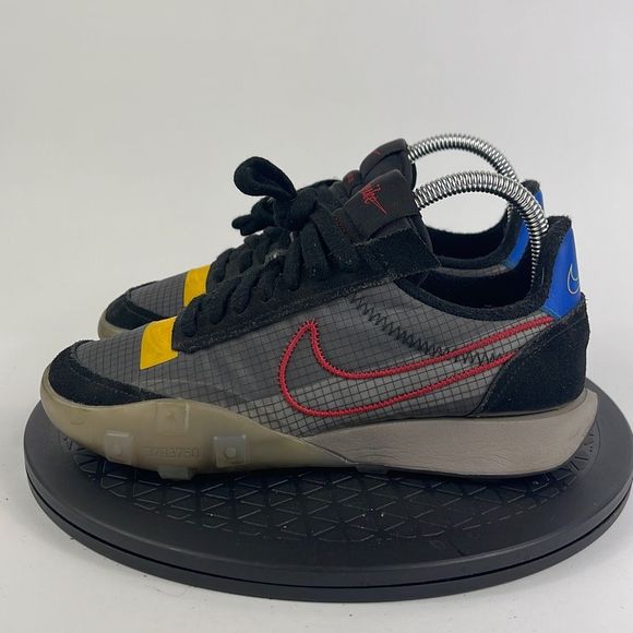 Nike Waffle 2X Athletic Running Shoes Black/Gray CK6647-002 Women’s Size 6.5 - Picture 8 of 12